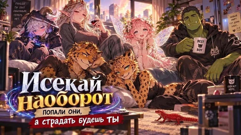 Исекай наоборот: они попали!