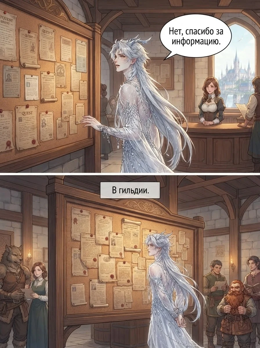 Комикс по Исекай RPG