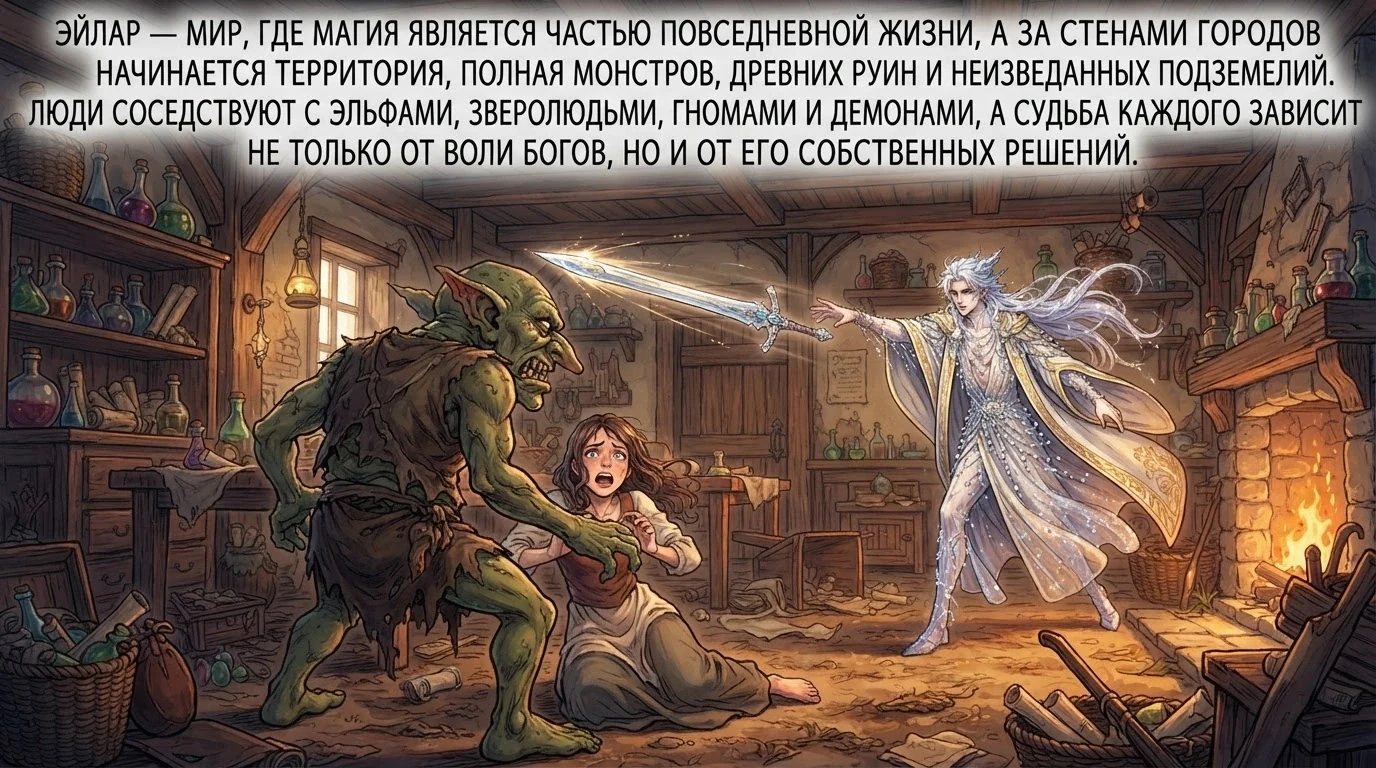 Комикс по Исекай RPG