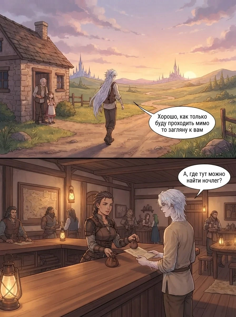 Комикс по Исекай RPG