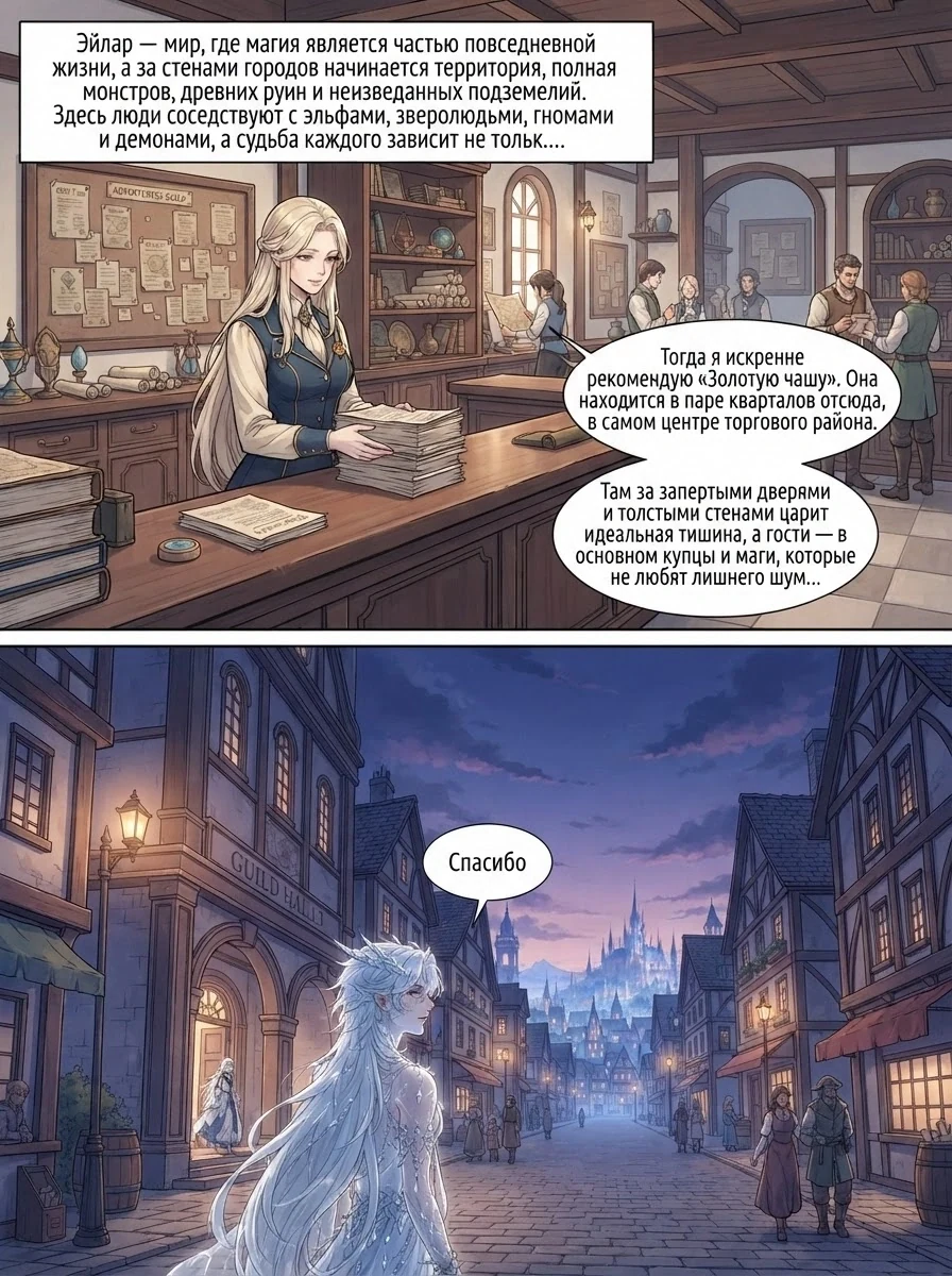 Комикс по Исекай RPG