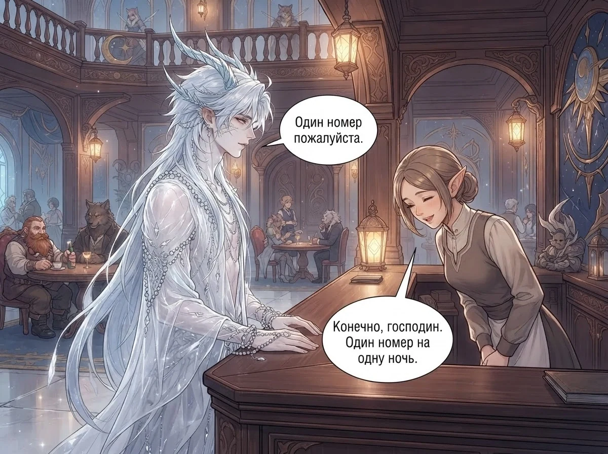 Комикс по Исекай RPG