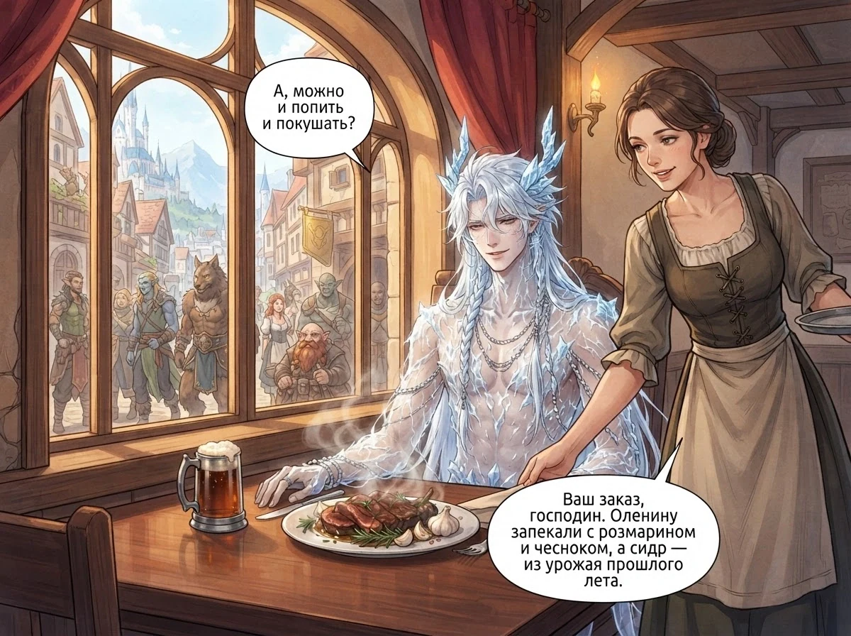 Комикс по Исекай RPG
