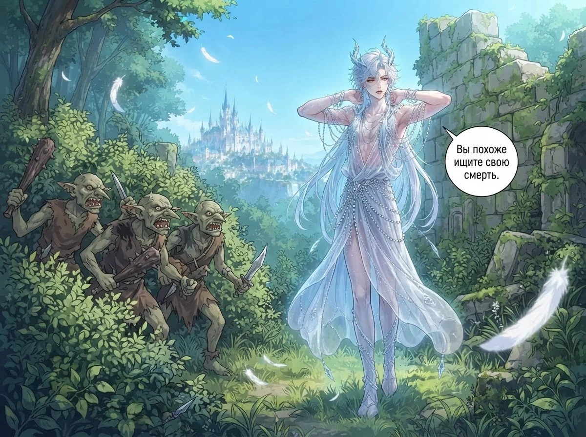 Комикс по Исекай RPG