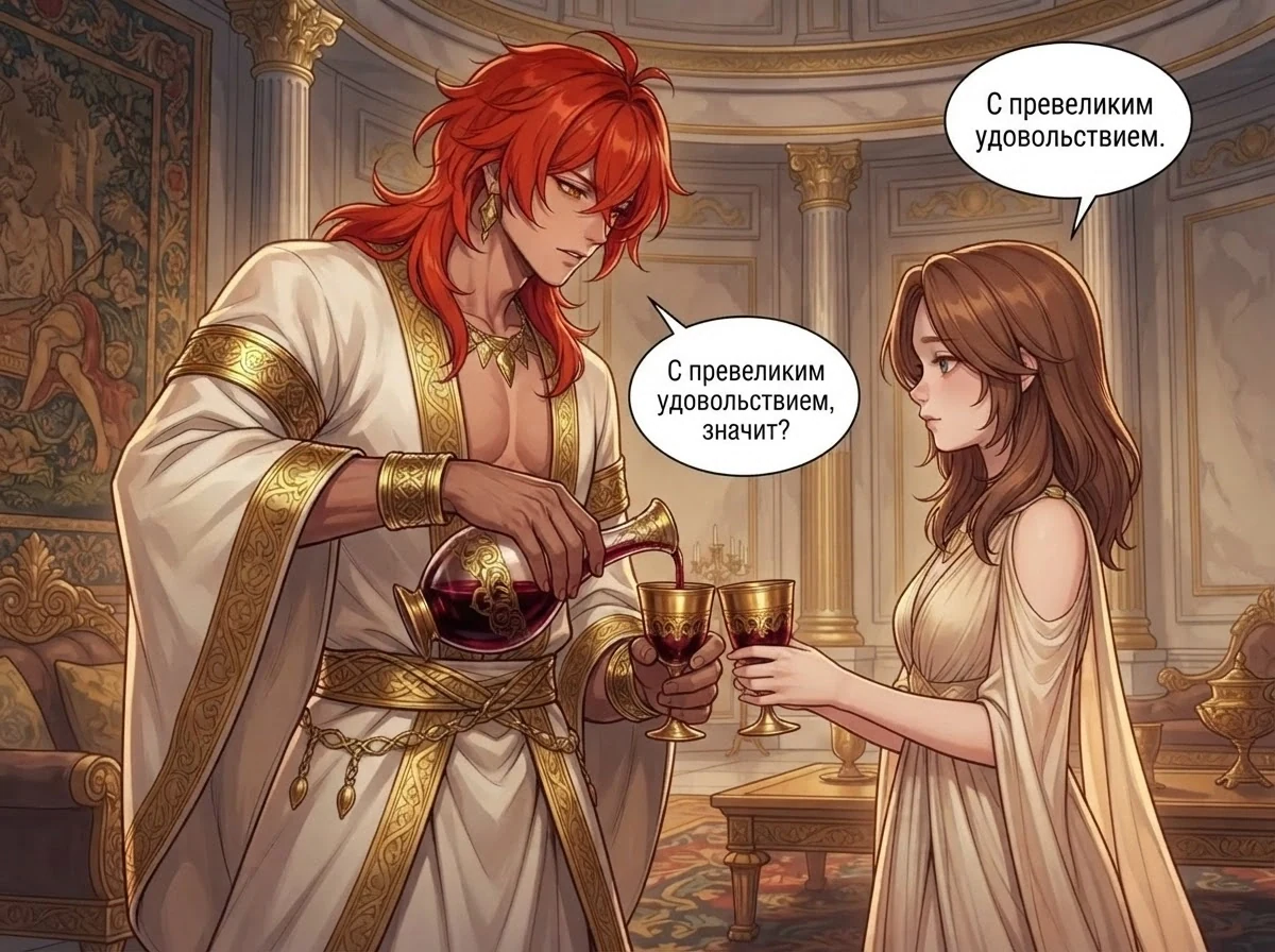 Комикс с Леонтос