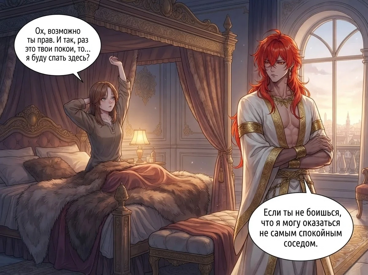 Комикс с Леонтос