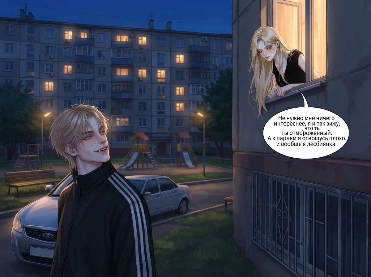 Комикс с Адиль